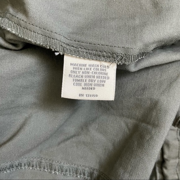 STYLE & CO. COTTON HOODED UTILITY JACKET SAGE size M - Picture 7 of 14